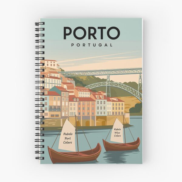 Artikelvorschau, Porto-Weinlese-Reise-Plakat entworfen und verkauft von TravelerRat.
