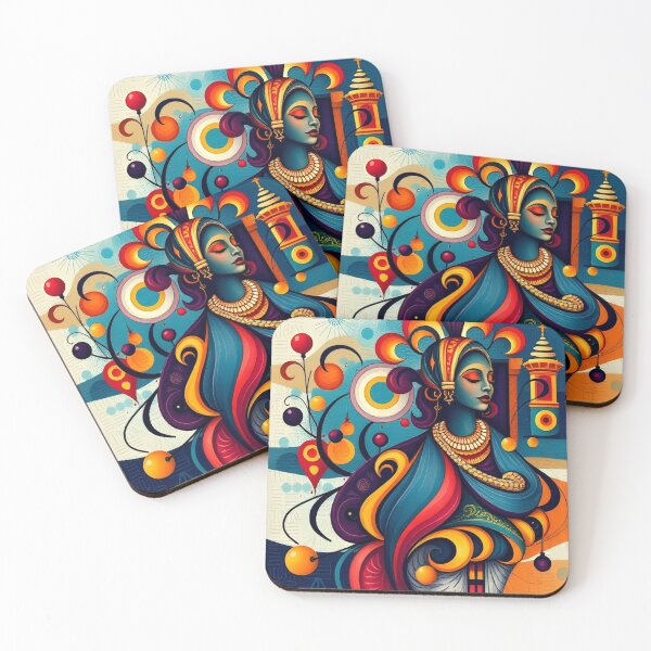 Item preview, Bold Curvilinear Shapes For Human Dualism African  designed and sold by Jokerstyle.