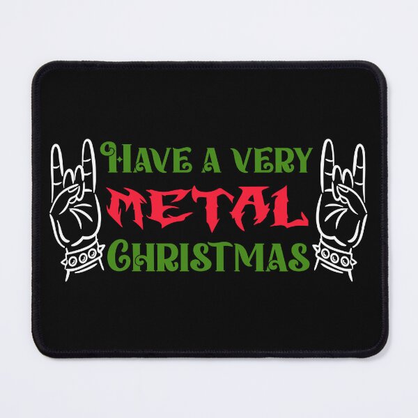 Item preview, Have a Very Metal Christmas and Happy Holidays designed and sold by SkullsAndShirts.