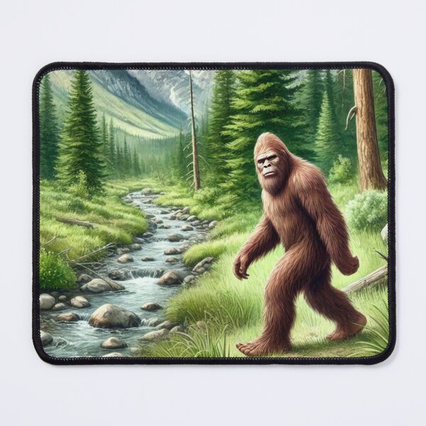 Item preview, Bigfoot Walking Through Forest designed and sold by MarketMavenGift.