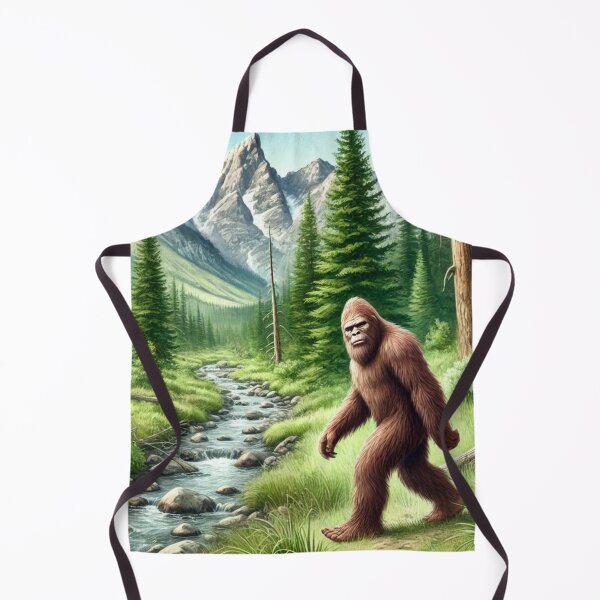 Item preview, Bigfoot Walking Through Forest designed and sold by MarketMavenGift.