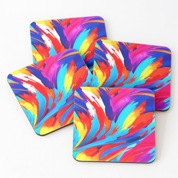 Item preview, Colorful Paint Strokes Art designed and sold by Health And Fitness Posts e-Store.