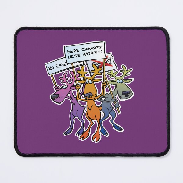 Item preview, Santa's reindeers are on strike designed and sold by burbuja.