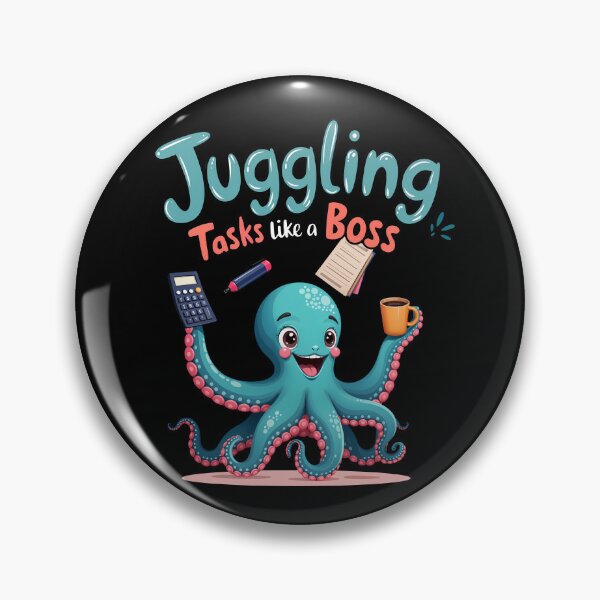 Item preview, octobus Executive Assistant: Juggling Tasks Like a Boss! designed and sold by Dot1001.