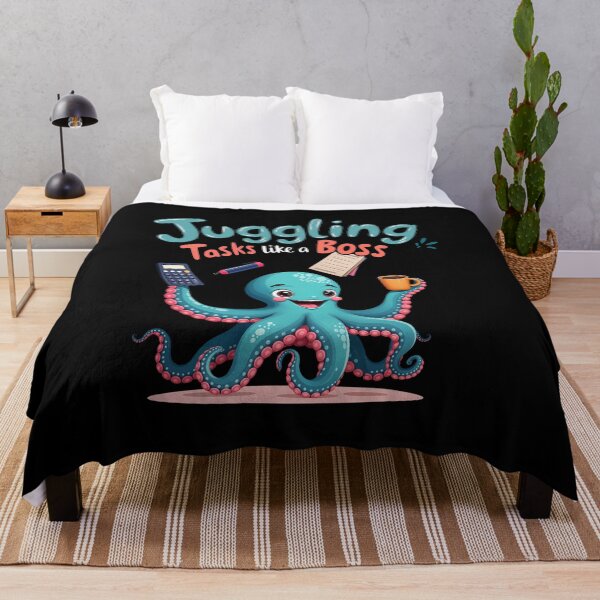 Item preview, octobus Executive Assistant: Juggling Tasks Like a Boss! designed and sold by Dot1001.