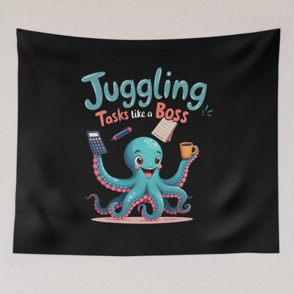 Item preview, octobus Executive Assistant: Juggling Tasks Like a Boss! designed and sold by Dot1001.