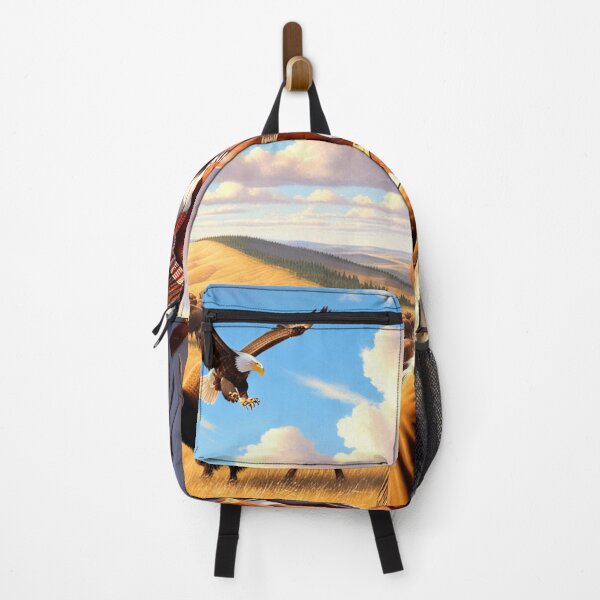 Item preview, "Sitting Bull's Vision: Lakota Leader Surveys Sacred Plains as Bison Graze designed and sold by SJZDesign.