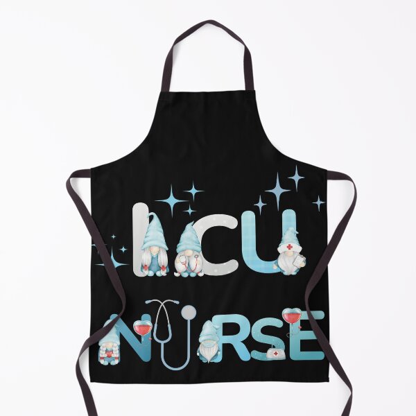 Item preview, Intensive Care Nurse, ICU  Nurse, Funny Christmas Blue Nurse Elf Troll Gnome designed and sold by KolorellaS.