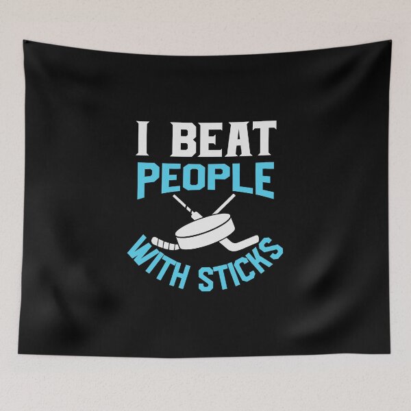 Item preview, I beat people with sticks designed and sold by ArtHavenDesign.