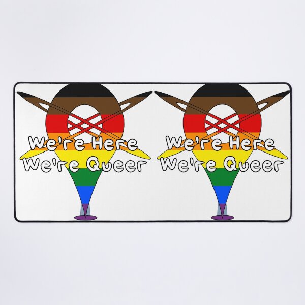 Item preview, We're Here, We're Queer - Philadelphia Pride designed and sold by HMLaslowTTV.