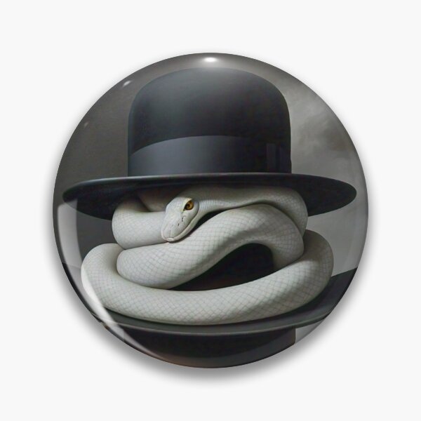Item preview, Magritte-Inspired Snake designed and sold by vwcallais.