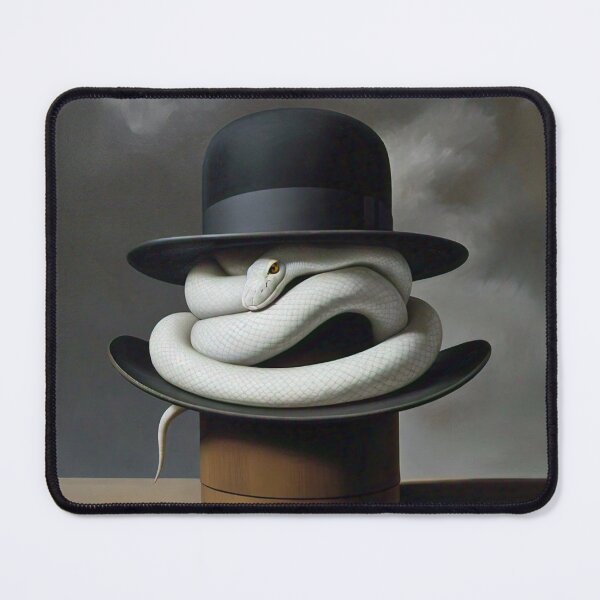 Item preview, Magritte-Inspired Snake designed and sold by vwcallais.