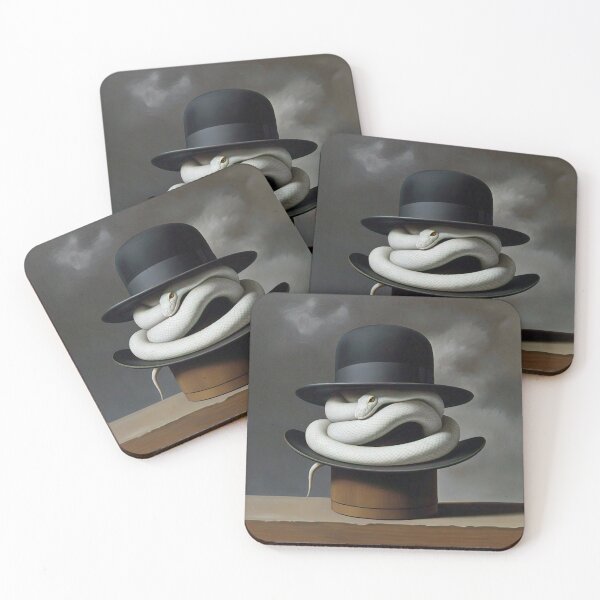 Item preview, Magritte-Inspired Snake designed and sold by vwcallais.
