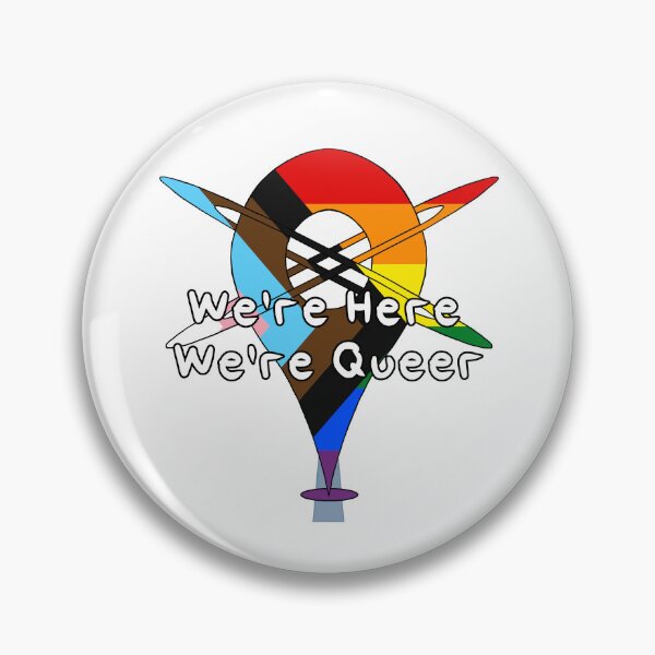 Item preview, We're Here, We're Queer - Progressive Philadelphia Pride designed and sold by HMLaslowTTV.