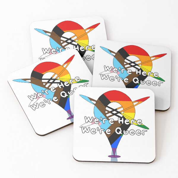 Item preview, We're Here, We're Queer - Progressive Philadelphia Pride designed and sold by HMLaslowTTV.
