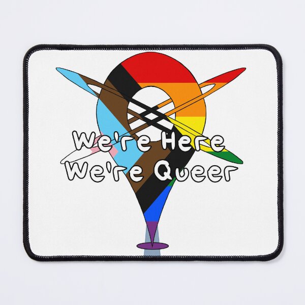 Item preview, We're Here, We're Queer - Progressive Philadelphia Pride designed and sold by HMLaslowTTV.
