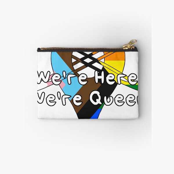 Item preview, We're Here, We're Queer - Progressive Philadelphia Pride designed and sold by HMLaslowTTV.
