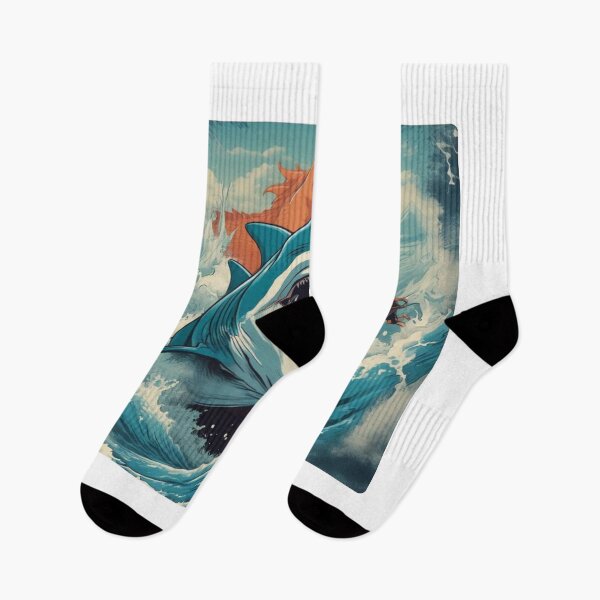 Item preview, "Shark vs Dragon  designed and sold by belalorapy.