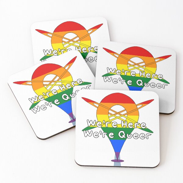 Item preview, We're Here, We're Queer - Pride designed and sold by HMLaslowTTV.