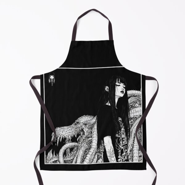 Item preview, The Only One Who Listens - black and white horror manga anime girl designed and sold by ForsakenFrames.