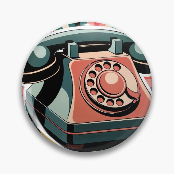 Item preview, Sticker T-Shirt Design Trending: VINTAGE ROTARY TELEPHONE designed and sold by ForeverPrintsOK.