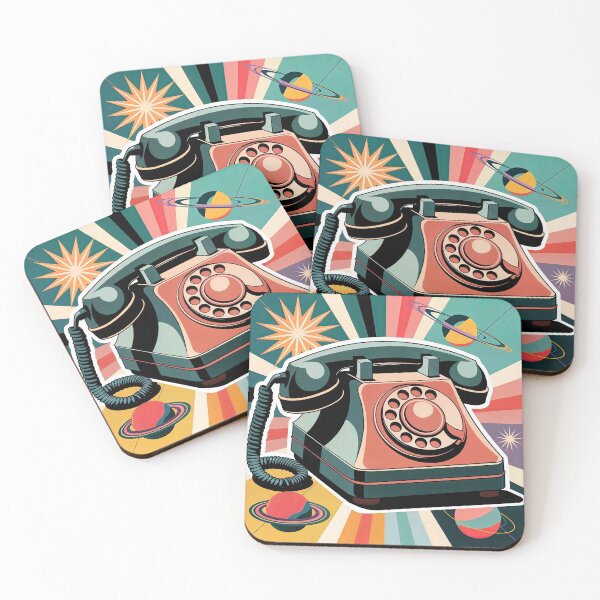 Item preview, Sticker T-Shirt Design Trending: VINTAGE ROTARY TELEPHONE designed and sold by ForeverPrintsOK.