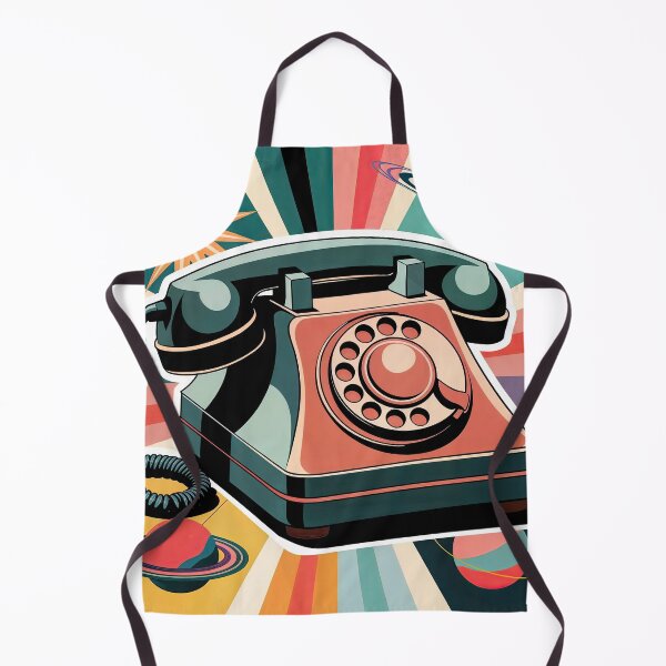 Item preview, Sticker T-Shirt Design Trending: VINTAGE ROTARY TELEPHONE designed and sold by ForeverPrintsOK.
