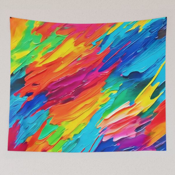 Item preview, Vibrant Strokes of Joy designed and sold by Health And Fitness Posts e-Store.