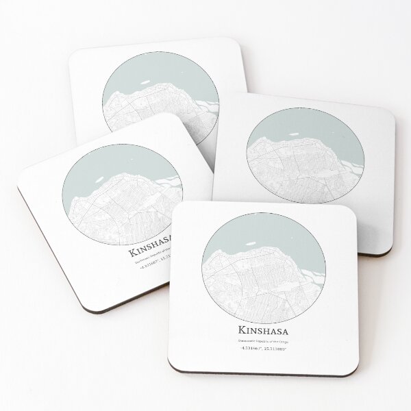 Item preview, Topography of Kinshasa designed and sold by JohnnysHeath.