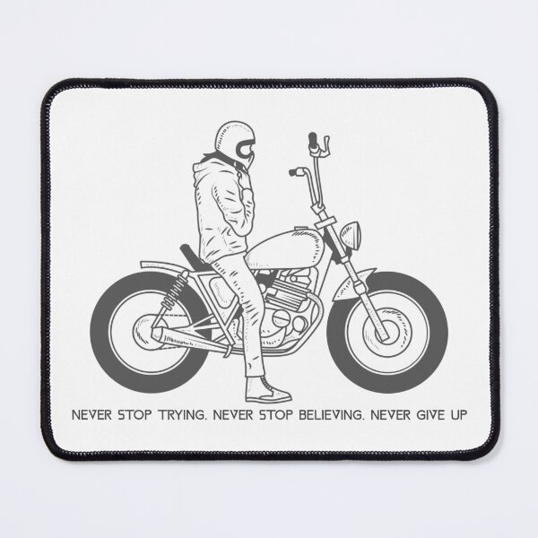 Item preview, never give up designed and sold by MRRRDESIGN.