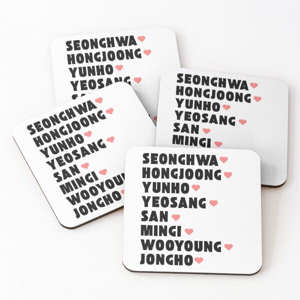 Item preview, ATEEZ with Member Names Kpop Group Design  designed and sold by AJUNICE STUDIO.