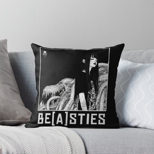 Item preview, Be(a)sties The Only One Who Listens - black and white horror manga anime girl designed and sold by ForsakenFrames.