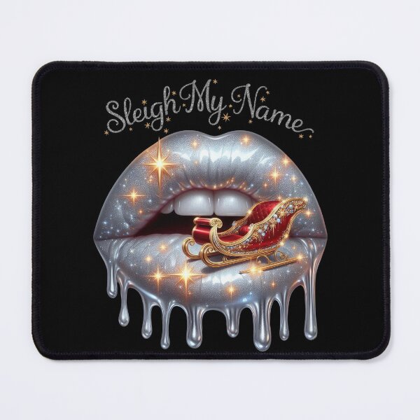 Item preview, Sleigh My Name Christmas Festive Glam Lips designed and sold by Margival.