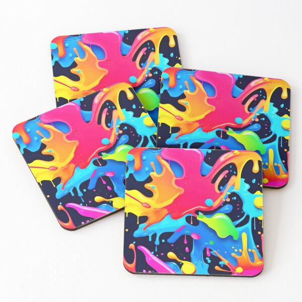 Item preview, Vibrant Paint Party Design designed and sold by Health And Fitness Posts e-Store.