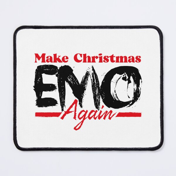 Item preview, Make Christmas Emo Again - Black Font design meme designed and sold by N3F1.