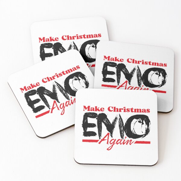Item preview, Make Christmas Emo Again - Black Font design meme designed and sold by N3F1.