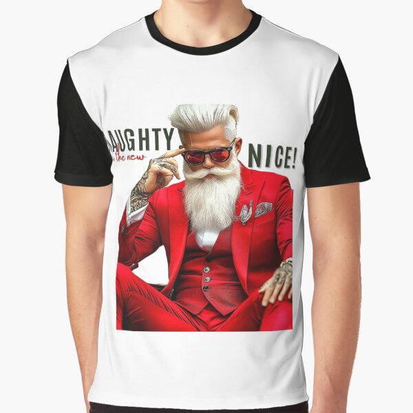 Item preview, Sexy Santa - Naughty is the New Nice, Naughty Christmas Tee, Funny Xmas Tshirt, Christmas Hoodie, Santa Hoodie, Trendy Christmas design, Christmas Gift, Secret Santa Gift designed and sold by MerchMaid1981.
