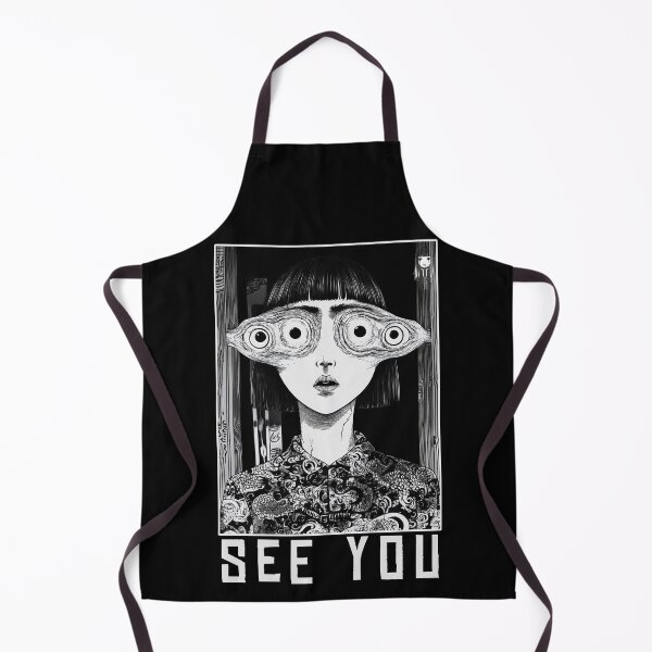 Item preview, See You - black and white horror manga anime girl designed and sold by ForsakenFrames.