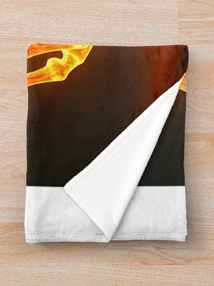 Thumbnail 3 of 6, Throw Blanket, Fiery designed and sold by ReverieTown.