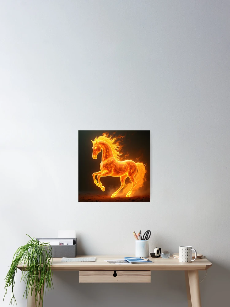 Thumbnail 2 of 3, Poster, Fiery designed and sold by ReverieTown.