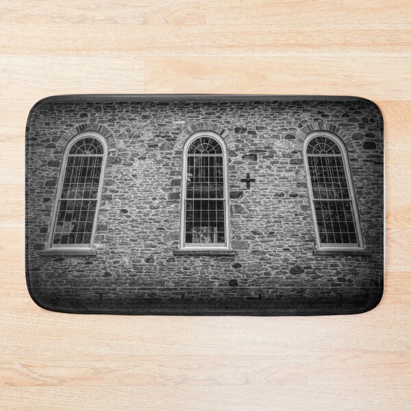 Item preview, Old Stone Church Near Beaverton, Ontario 2 BW designed and sold by jrtwynam.