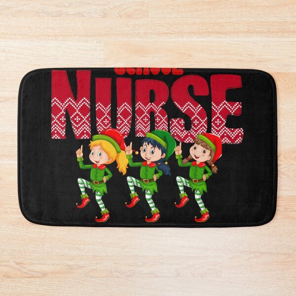 Item preview, School Nurse,  Nurse Squad, Funny Christmas  Nurse Team Elf  designed and sold by KolorellaS.