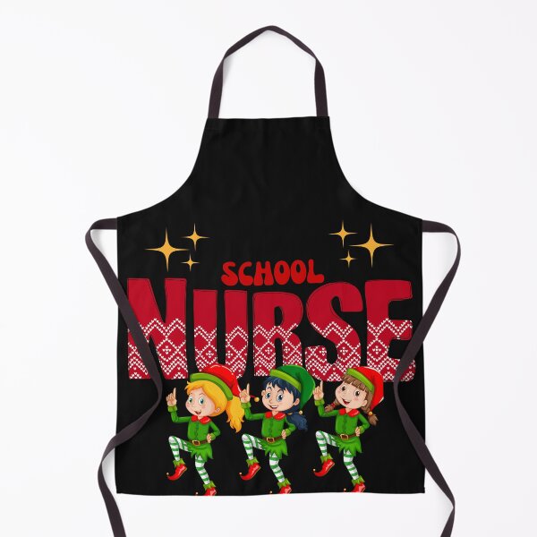 Item preview, School Nurse,  Nurse Squad, Funny Christmas  Nurse Team Elf  designed and sold by KolorellaS.