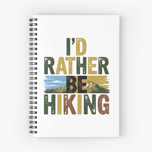 Item preview, HIKING I'D RATHER BE HIKING HIKE HIKER MOUNTAINS ID GEOCACHING designed and sold by luannsemmsobre.