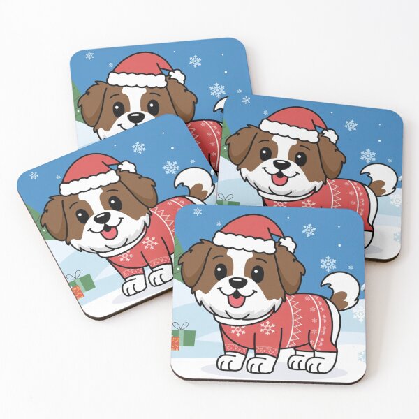 Item preview, St Bernard Christmas Charm designed and sold by NeatThingLover.