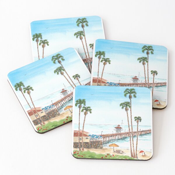 Item preview, San Clemente Pier, California designed and sold by Fun Travel Art.