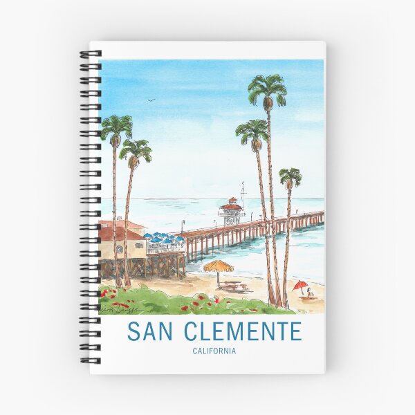 Item preview, San Clemente Pier, California designed and sold by Fun Travel Art.