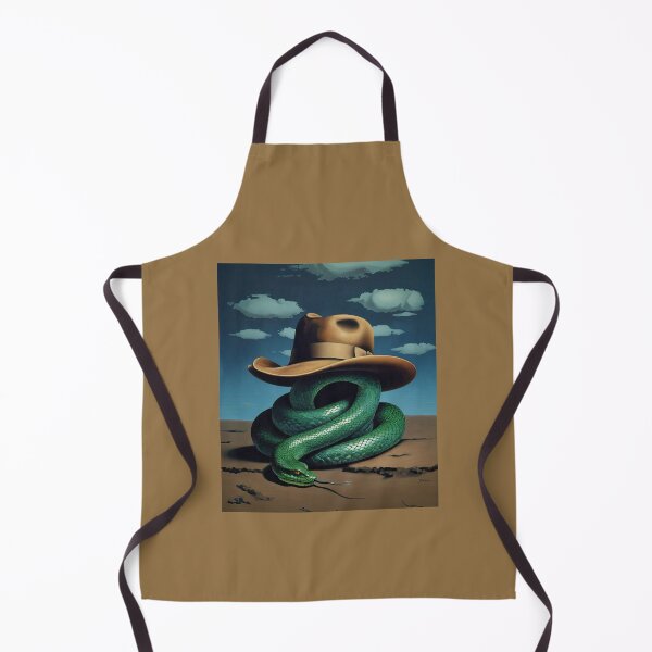 Item preview, Magritte-Inspired Cowboy Snake designed and sold by vwcallais.
