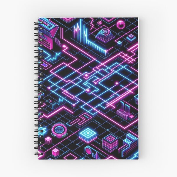 Item preview, neon Graphics Lines pattern 90s arcade,Vintage Posters,vintage 90s designed and sold by Expressions-Sel.