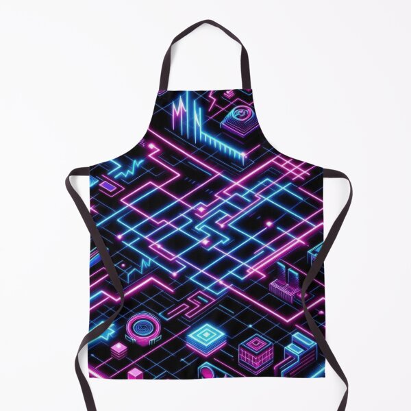 Item preview, neon Graphics Lines pattern 90s arcade,Vintage Posters,vintage 90s designed and sold by Expressions-Sel.